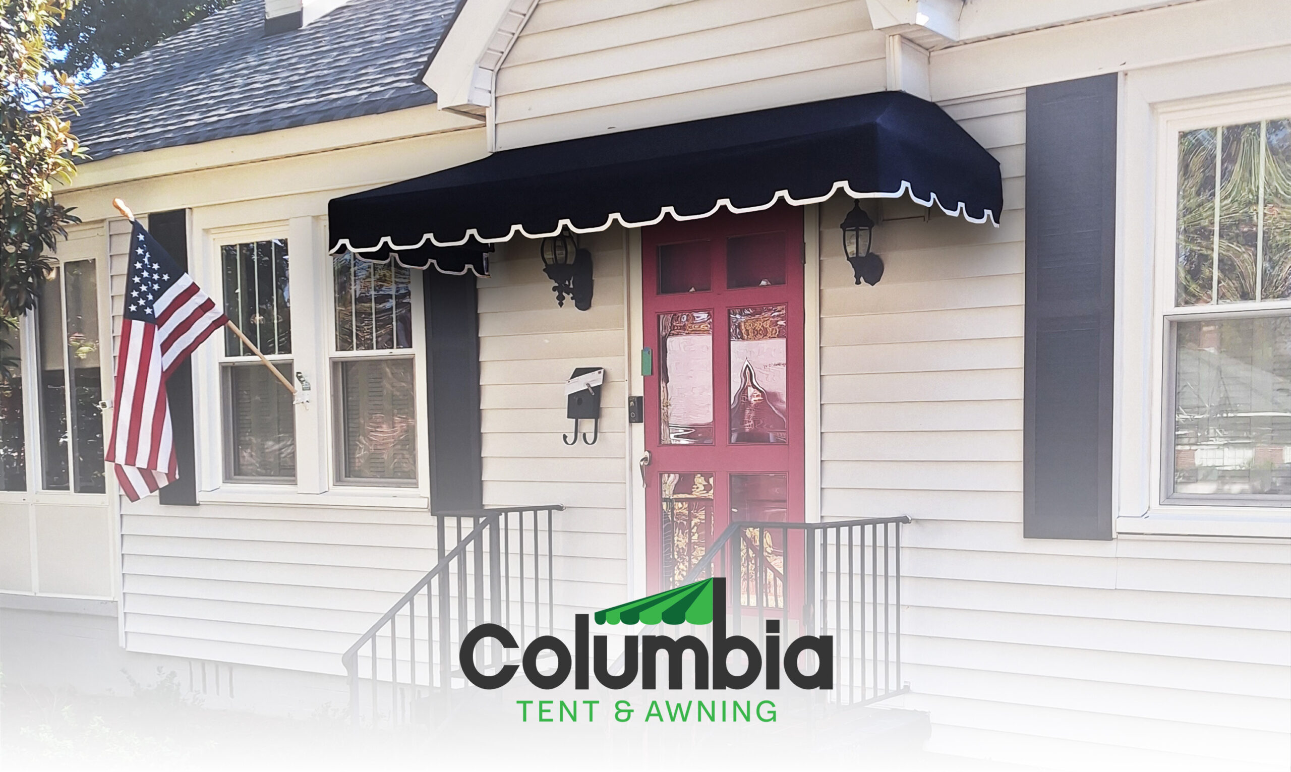 Custom residential canopy and awning in Columbia, South Carolina