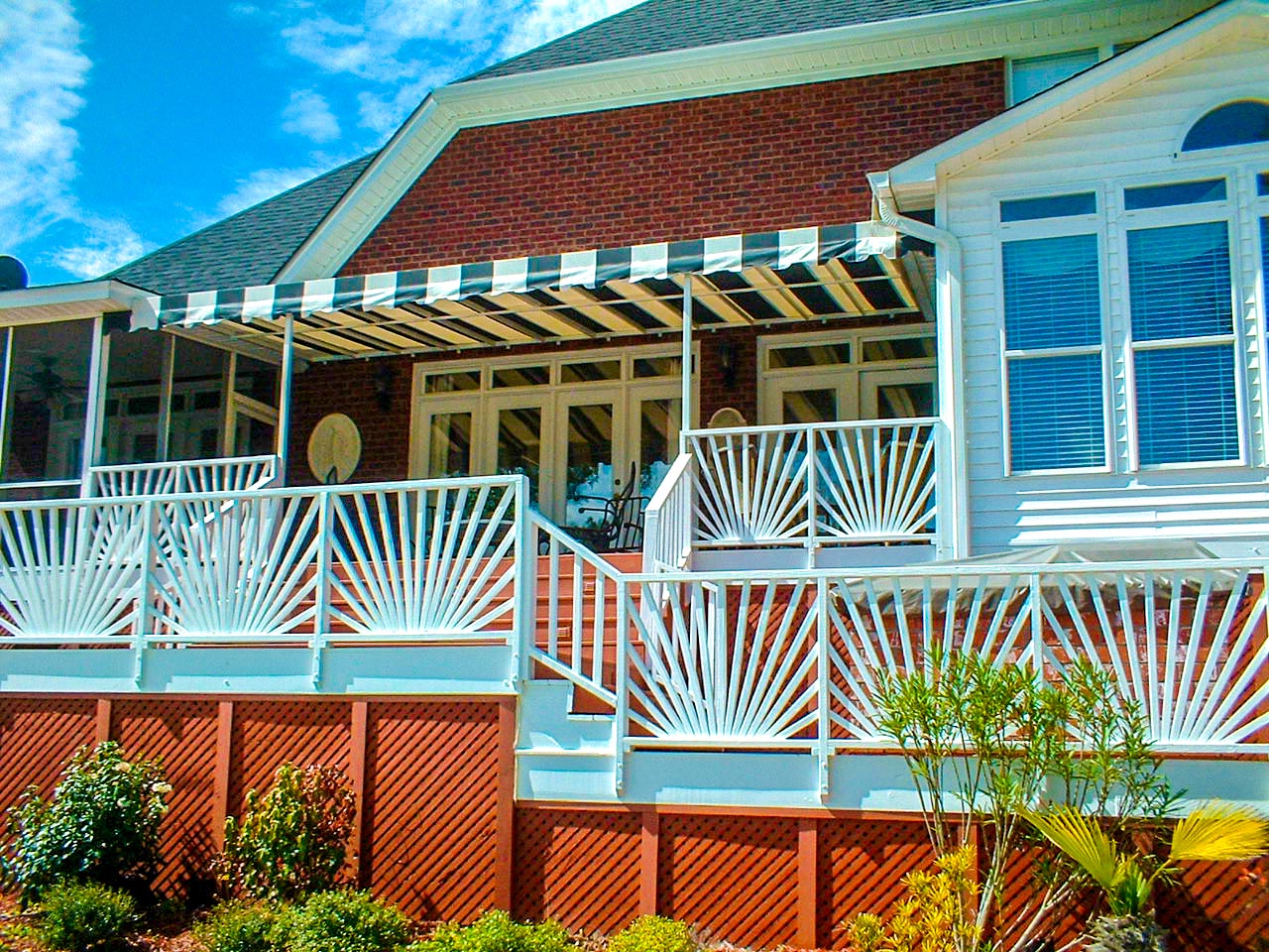 Residential patio and deck awning cover