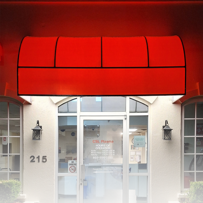Commercial Backlit Awning